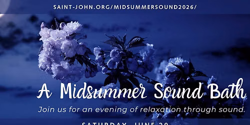 A Mid Summer Sound Bath