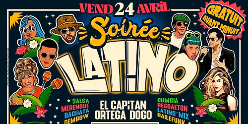 SOiR\u00c9E LATiNO x CANAL ST MARTIN \ud83c\udf34 Ven.24.Avril.2026\ud83d\udc83\ud83d\udd7a au B!ZZART \ud83c\udf3b ENTR\u00c9E GRATUITE AV.MiNUiT !!!