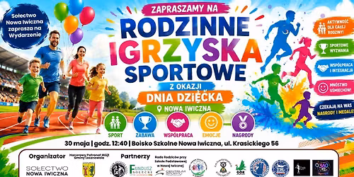 Rodzinne Igrzyska Sportowe z okazji Dnia Dziecka \ud83c\udf88