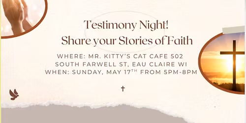 Testimony Night!