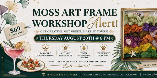 Moss Art Frame Workshop