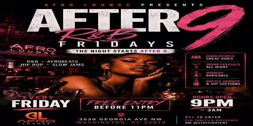 AFTER 9 R&B FRIDAYS