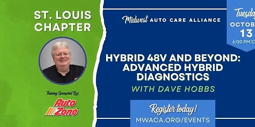 St. Louis Chapter: Hybrid 48V and Beyond: Advanced Hybrid Diagnostics