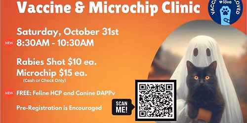 WCAC October Vaccine and Microchip Clinic