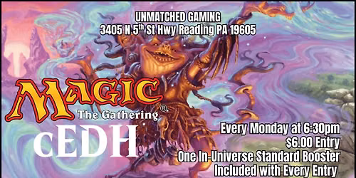 MTG: Monday Night cEDH - COMPETITIVE - Weekly at 6:30pm