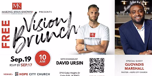 You\u2019re Invited to a FREE Vision Brunch!