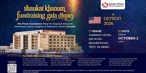 Detroit Fundraising Gala Dinner | USA