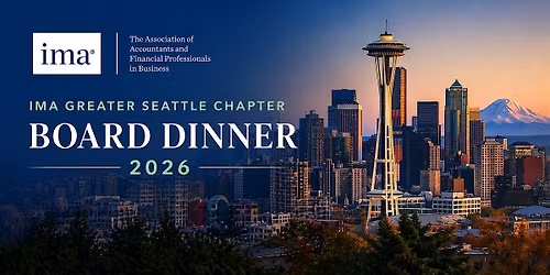IMA Greater Seattle Board Dinner 2026