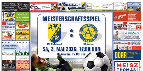 Meisterschaftsspiel 1. Klasse Bgld Nord ASV Nickelsdorf gegen SC Apetlon