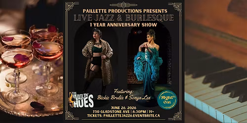 Live Jazz & Burlesque @ Night Oat (Anniversary Show)