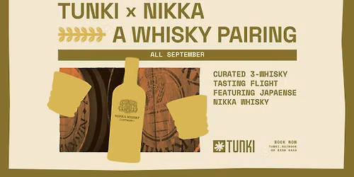 Tunki x Nikka A Whisky Pairing