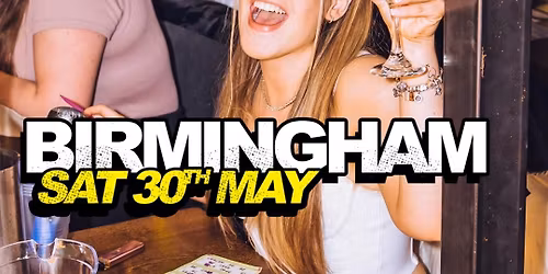 UKG BINGO Saturday 30th May Birmingham