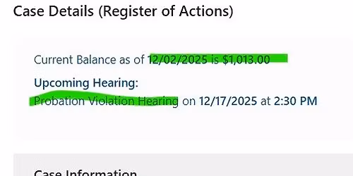 Probation Violation - Driving Drunk with Firearm (May 2023 Charges)