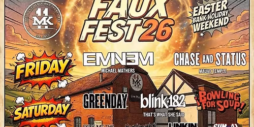 Faux Fest Rock, Paddleboarding and BBQ near Milton Keynes.