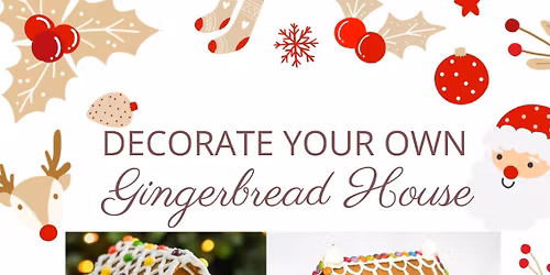 Decorate your own gingerbread house