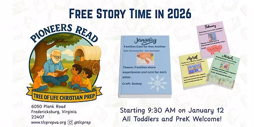 Family Activity -Toddler \/PreK Story Time - Pioneers Read
