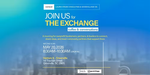 The Exchange: Coffee & Conversations Nonprofit Networking Event