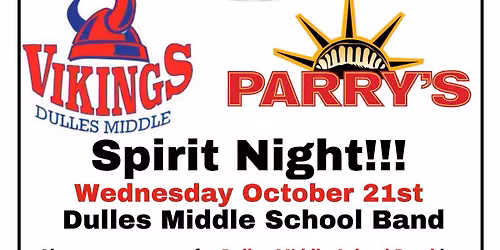 Dulles Middle School Band Fundraiser!