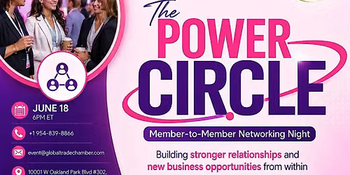 The Power Circle: Member-to-Member Networking Night