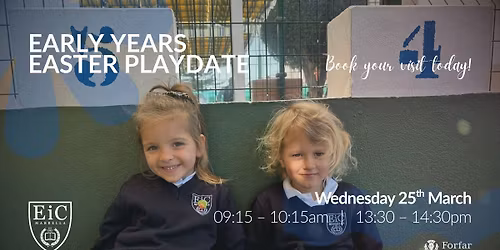 Early Years Easter Playdate at The English International College