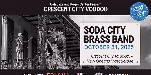 Koger Center and ColaJazz present: Live in the Lobby Jazz with Soda City Brass Band