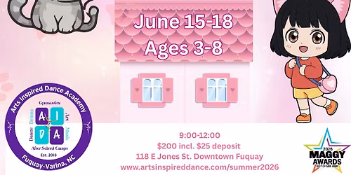Purrfect Playhouse 4 Day Dance Camp