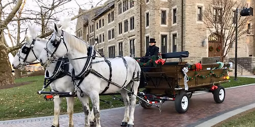 CHRISTMAS WAGON RIDE in Downtown Bethlehem, Pa - Longer 1\/2 hour Ride!