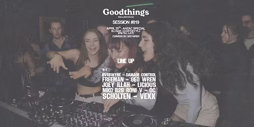 Goodthings Session #019 - Anzac Special