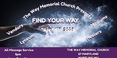 The Way Memorial Church Psychic Fair