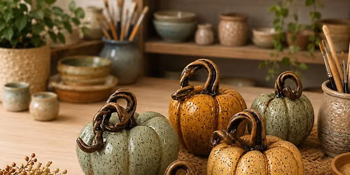 $20 Harvest Pumpkins Pottery Class