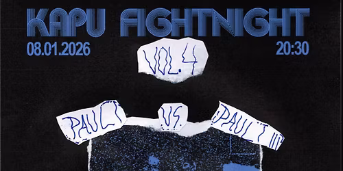 Event KAPU Fight Night Vol. 4 wurde aktualisiert. KAPU Fight Night Vol. 4