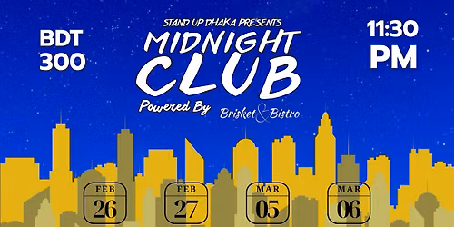 Midnight Club- Midnight Stand Up Comedy Show