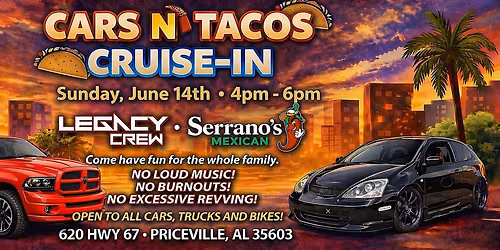 Cars n\u2019 Tacos