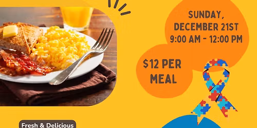 Special Breakfast to Support Autism - December 21st