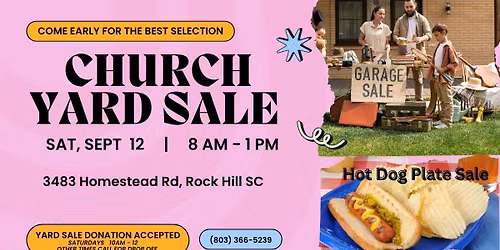 Church Yard Sale