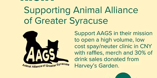 Harvey\u2019s Garden Charity Night benefiting AAGS