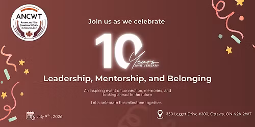 ANCWT 10-Year Anniversary Celebration