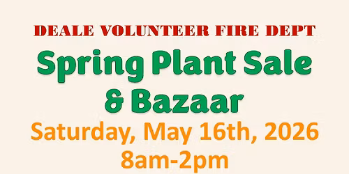 DVFD Spring Plant Sale & Bazaar