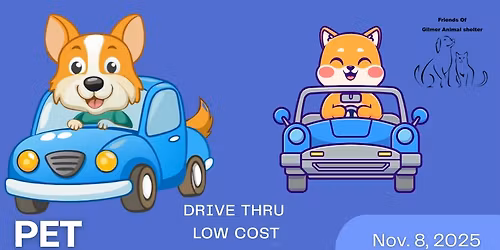 Drive thru pet vaccination clinic