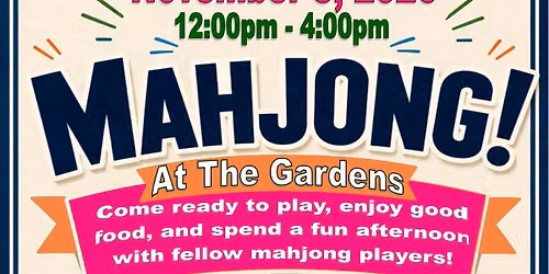 Mahjong At The Gardens