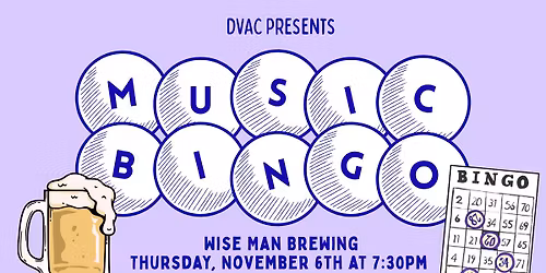 Music Bingo presented by DVAC!