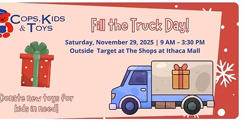 Cops Kids and Toys Fill the Truck Day!