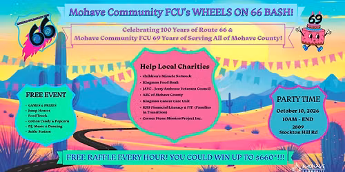 Mohave Community Federal Credit Union's Wheels on 66 Bash!