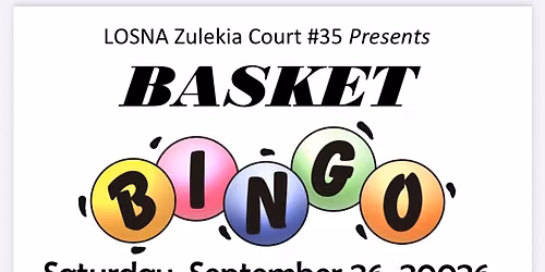 115th Grand Council Basket Bingo