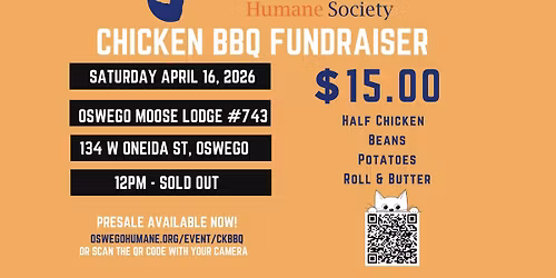 OCHS Chicken BBQ Fundraiser