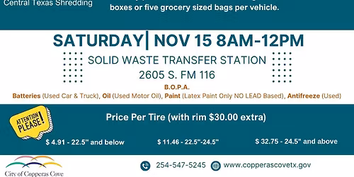 City Wide Clean-Up & B.O.P.A.