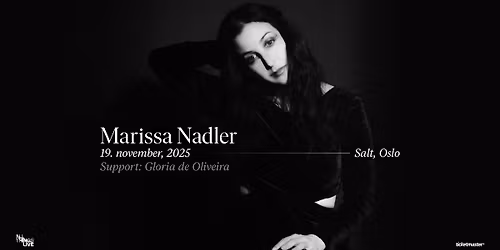 Marissa Nadler + Special Guest: Gloria de Oliveira \/\/ Salt \/\/ Pres. av All Things Live