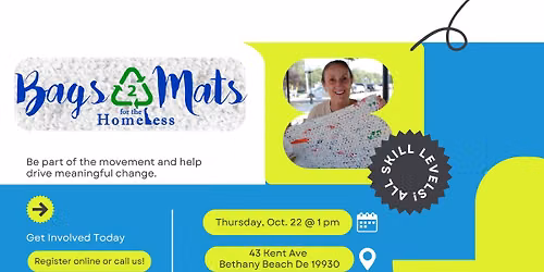 Bags 2 Mats for the Homeless with DE 50+