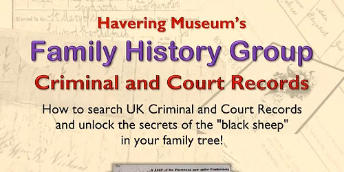 Family History Group: Criminal & Court Records