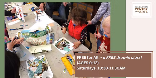 FREE FOR ALL! (UP TO AGE 12 OR SO) \u2013 a FREE drop-in class!